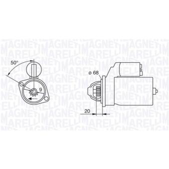 Démarreur MAGNETI MARELLI