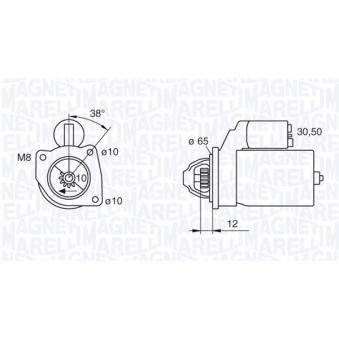 Démarreur MAGNETI MARELLI 063280060010