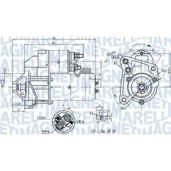 Démarreur MAGNETI MARELLI