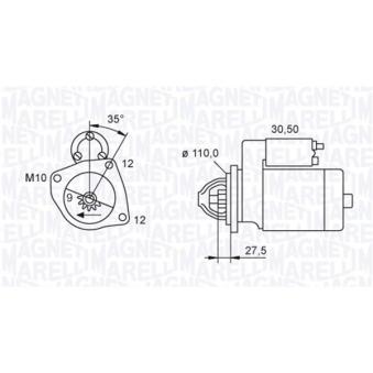 Démarreur MAGNETI MARELLI