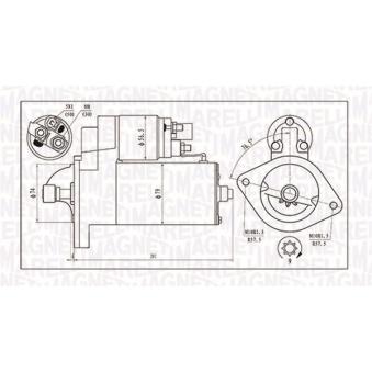 Démarreur MAGNETI MARELLI