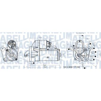 Démarreur MAGNETI MARELLI