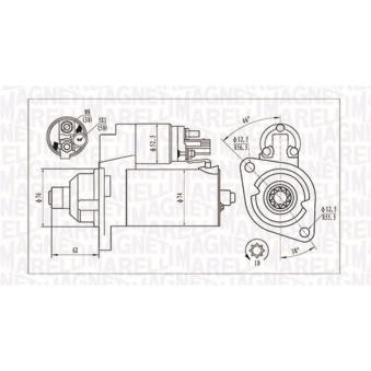 Démarreur MAGNETI MARELLI