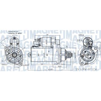 Démarreur MAGNETI MARELLI