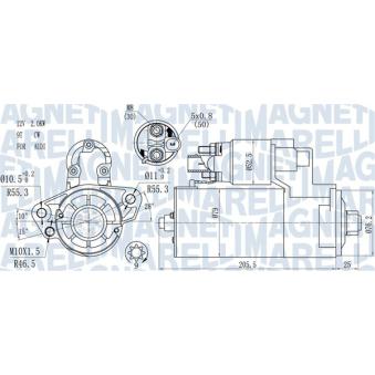 Démarreur MAGNETI MARELLI