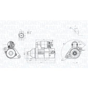 Démarreur MAGNETI MARELLI