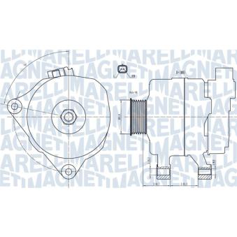Alternateur MAGNETI MARELLI