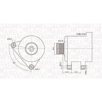Alternateur MAGNETI MARELLI