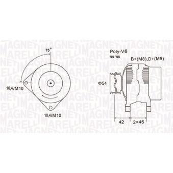 Alternateur MAGNETI MARELLI