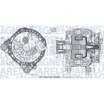 Alternateur MAGNETI MARELLI