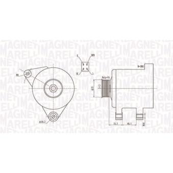 Alternateur MAGNETI MARELLI