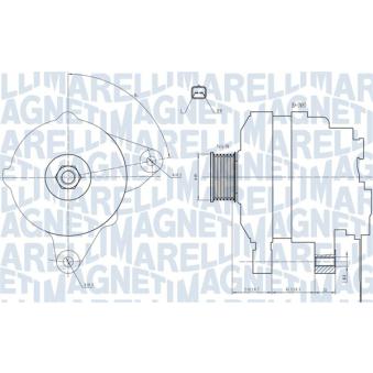 Alternateur MAGNETI MARELLI