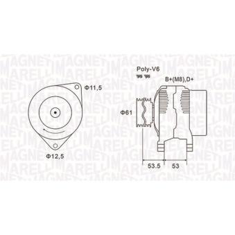 Alternateur MAGNETI MARELLI