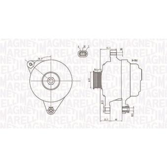 Alternateur MAGNETI MARELLI