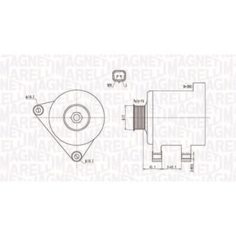Alternateur MAGNETI MARELLI