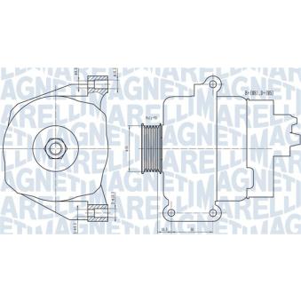 Alternateur MAGNETI MARELLI