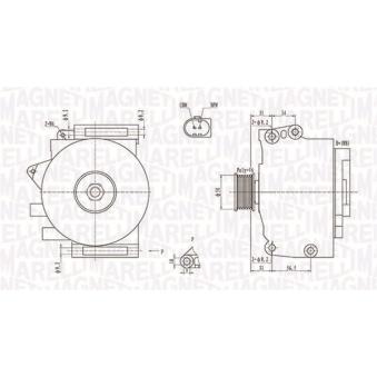 Alternateur MAGNETI MARELLI