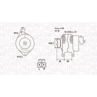 Alternateur MAGNETI MARELLI