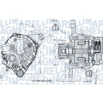 Alternateur MAGNETI MARELLI