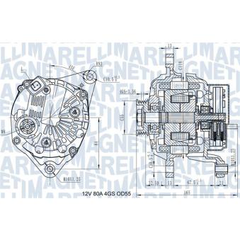 Alternateur MAGNETI MARELLI