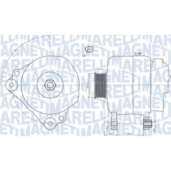 Alternateur MAGNETI MARELLI