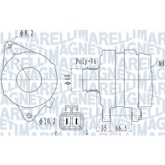 Alternateur MAGNETI MARELLI 063732010010