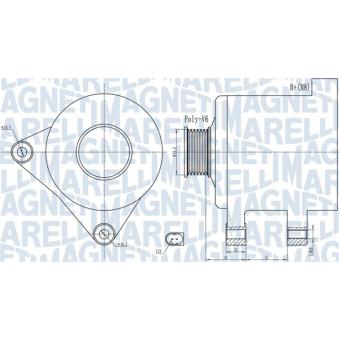 Alternateur MAGNETI MARELLI