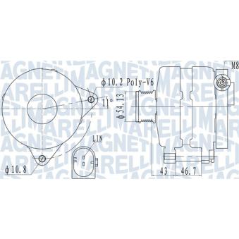 Alternateur MAGNETI MARELLI