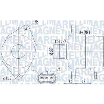 Alternateur MAGNETI MARELLI