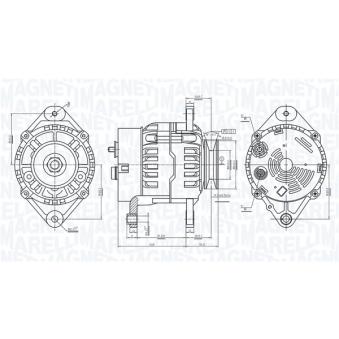 Alternateur MAGNETI MARELLI