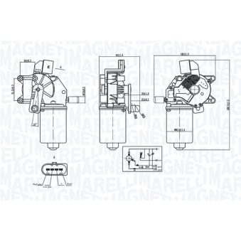 Moteur d'essuie-glace MAGNETI MARELLI