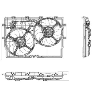 Ventilateur, refroidissement du moteur MAGNETI MARELLI