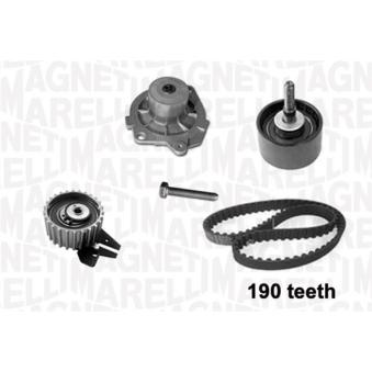 Pompe à eau + kit de courroie de distribution MAGNETI MARELLI 341401050001