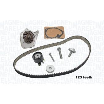 Pompe à eau + kit de courroie de distribution MAGNETI MARELLI 341404170002