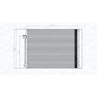 Condenseur, climatisation MAGNETI MARELLI 350203795000