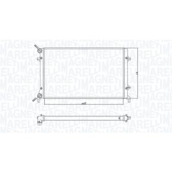 Radiateur, refroidissement du moteur MAGNETI MARELLI