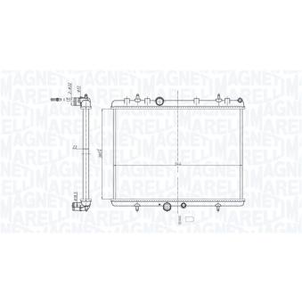Radiateur, refroidissement du moteur MAGNETI MARELLI