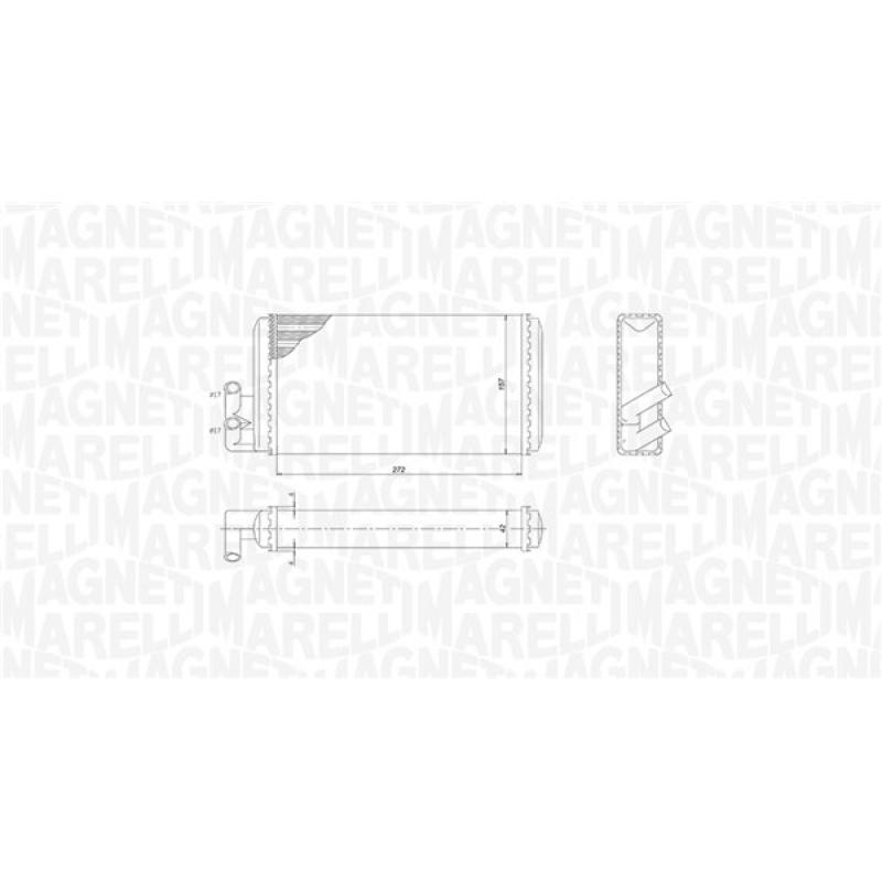 Système de chauffage MAGNETI MARELLI 350218403000 - Visuel 1