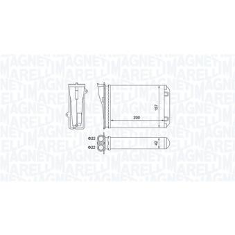 Système de chauffage MAGNETI MARELLI 350218463000