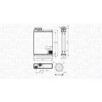 Système de chauffage MAGNETI MARELLI 350218486000
