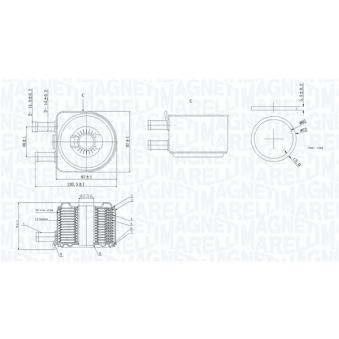 Radiateur d'huile MAGNETI MARELLI 350300005800