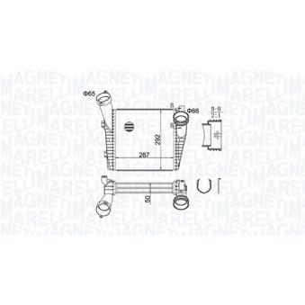 Intercooler, échangeur MAGNETI MARELLI