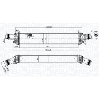 Intercooler, échangeur MAGNETI MARELLI