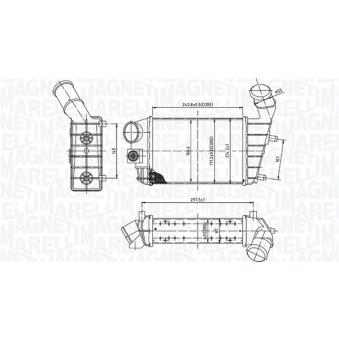 Intercooler, échangeur MAGNETI MARELLI