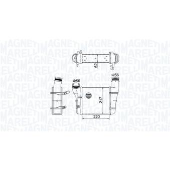 Intercooler, échangeur MAGNETI MARELLI