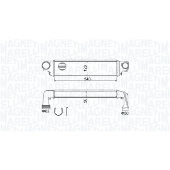 Intercooler, échangeur MAGNETI MARELLI