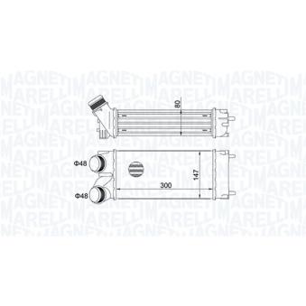 Intercooler, échangeur MAGNETI MARELLI
