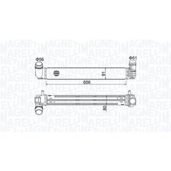 Intercooler, échangeur MAGNETI MARELLI
