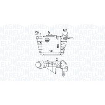 Intercooler, échangeur MAGNETI MARELLI