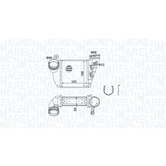 Intercooler, échangeur MAGNETI MARELLI